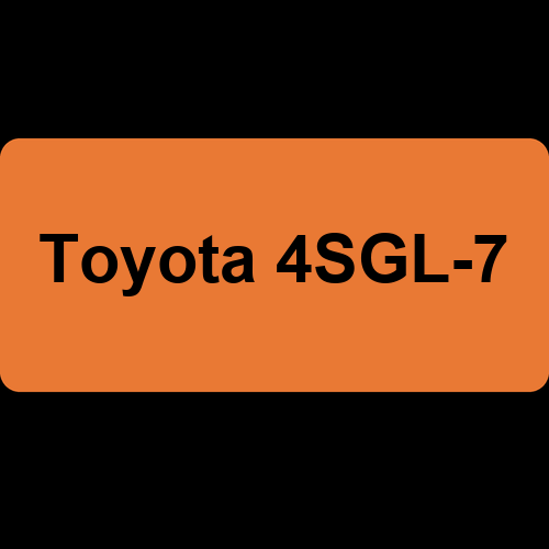 Toyota 4SGL-7